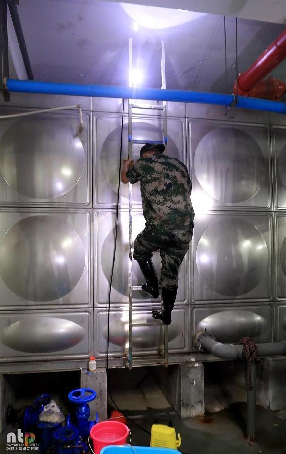 水泵房水箱清洗消毒(图1)